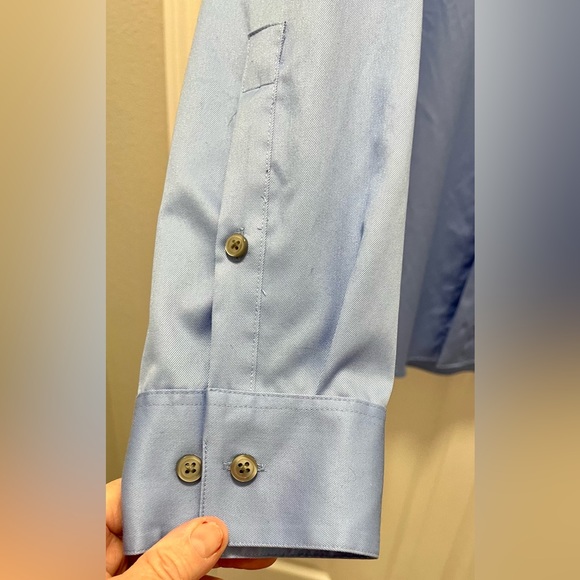 CALVIN KLEIN MENS LONG SLEEVE SHIRT, size 16 1/2, 34/35 - Picture 4 of 4